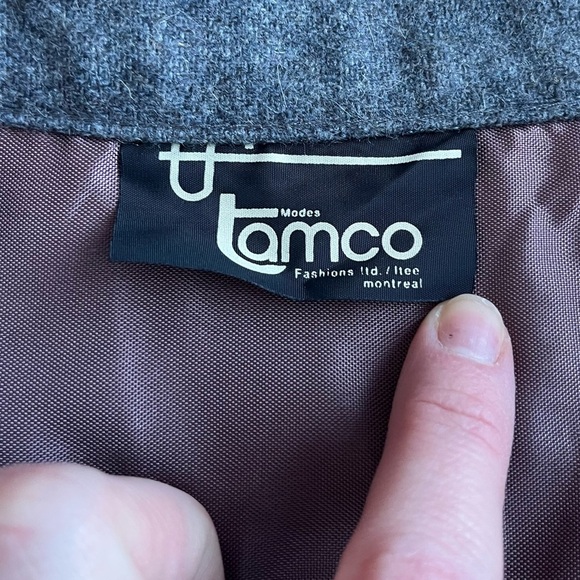 Vintage Tamco Montreal Wool Skirt High Waist Pleated A-Line Midi, 80s classic - Picture 4 of 8